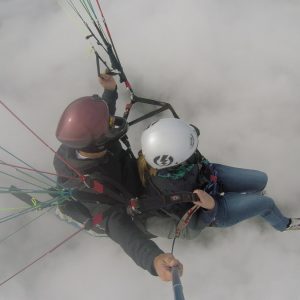 While Paragliding Over Ohrid, Galicica,